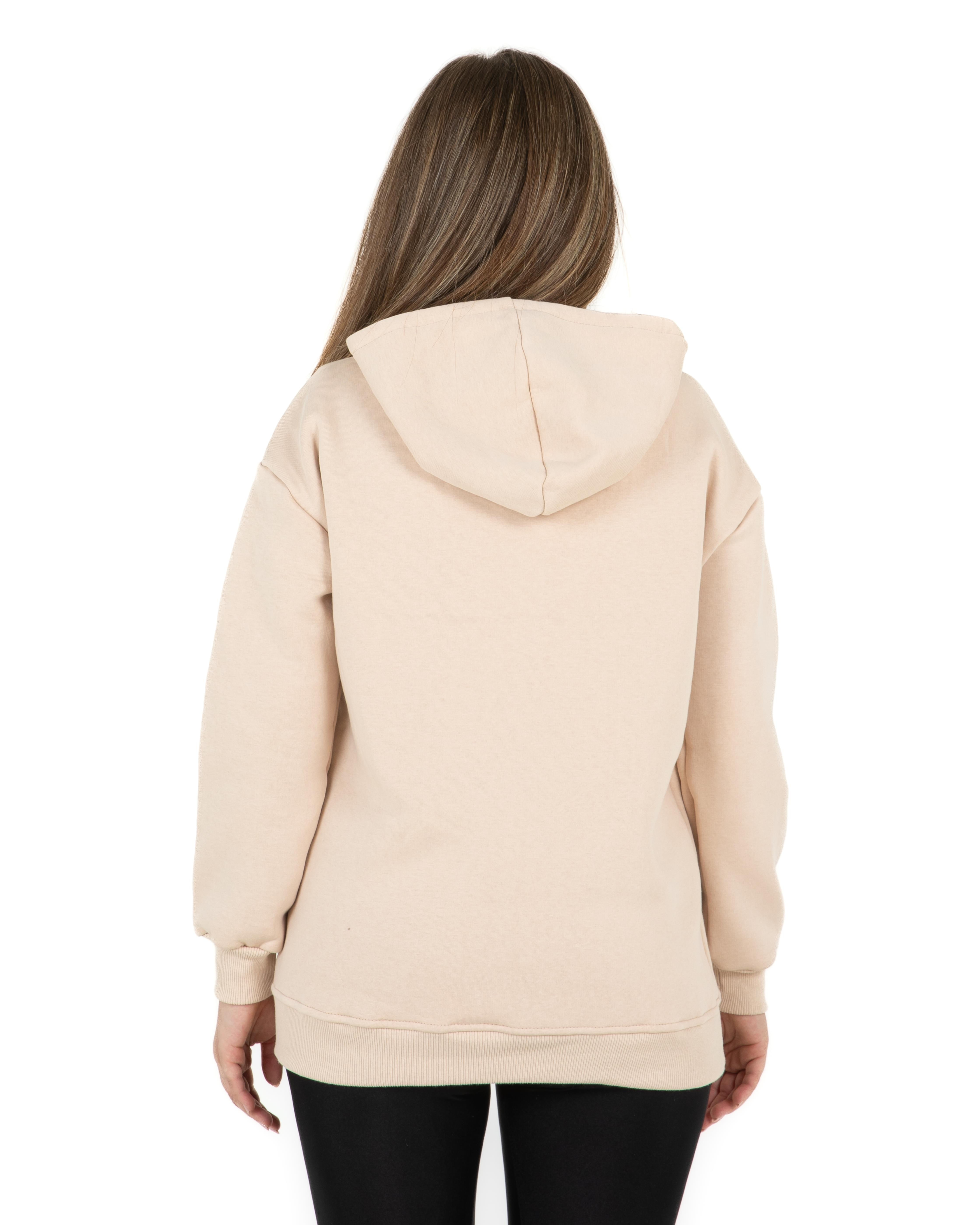 Cep Fermuarlı Sweat Vizon