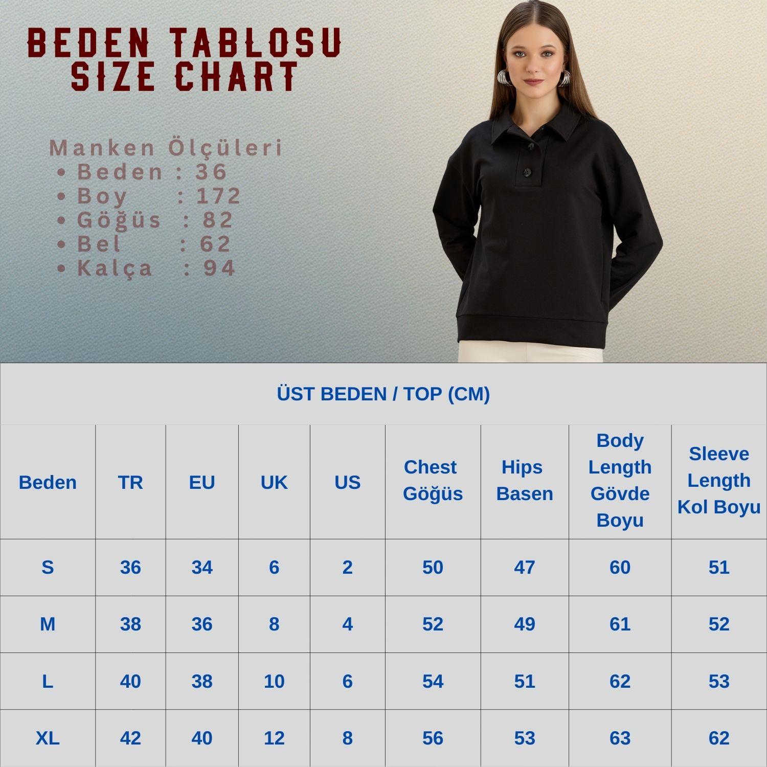 Geniş Patlı İki İplik S-Shirt Siyah