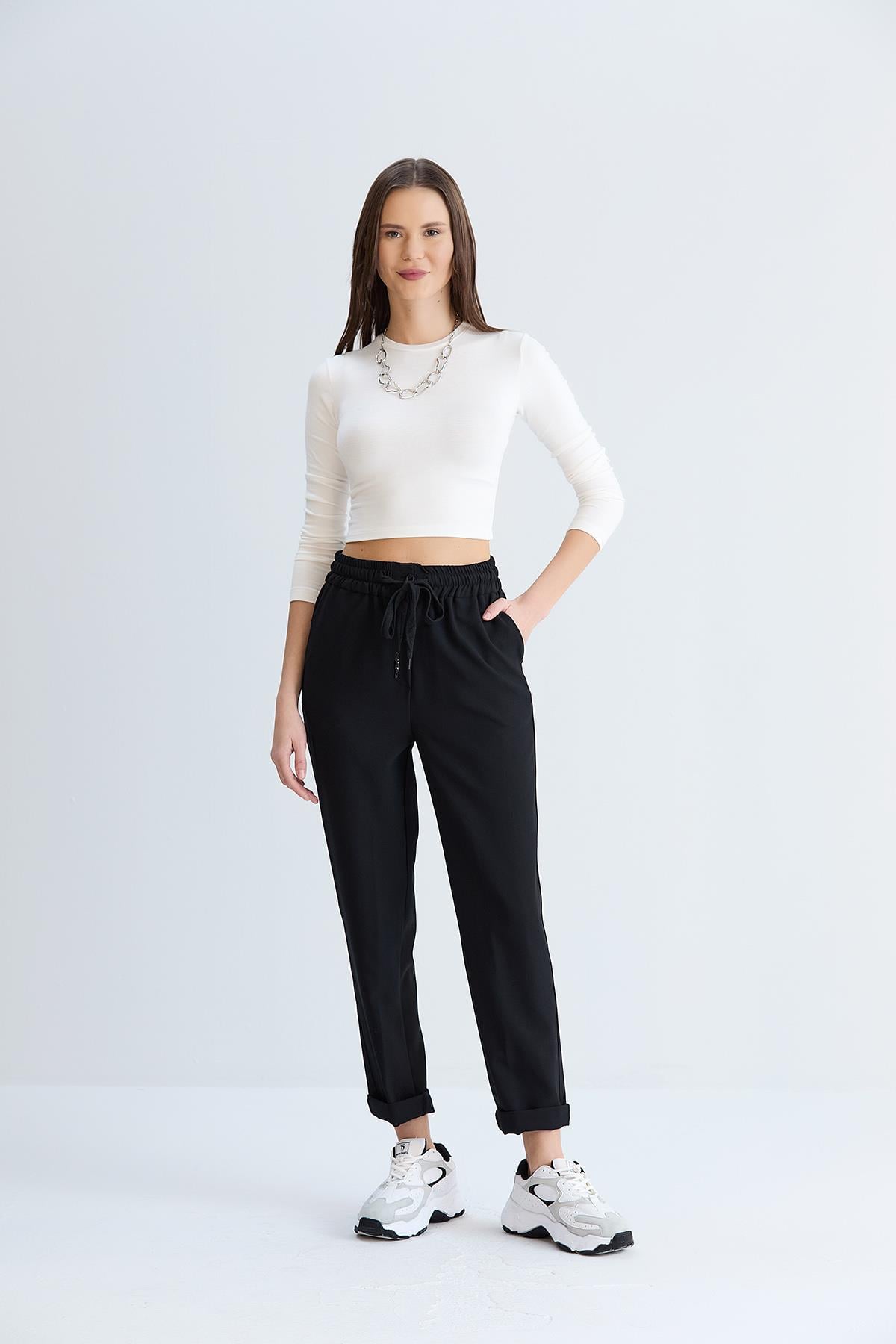Neva Model Pantolon Siyah