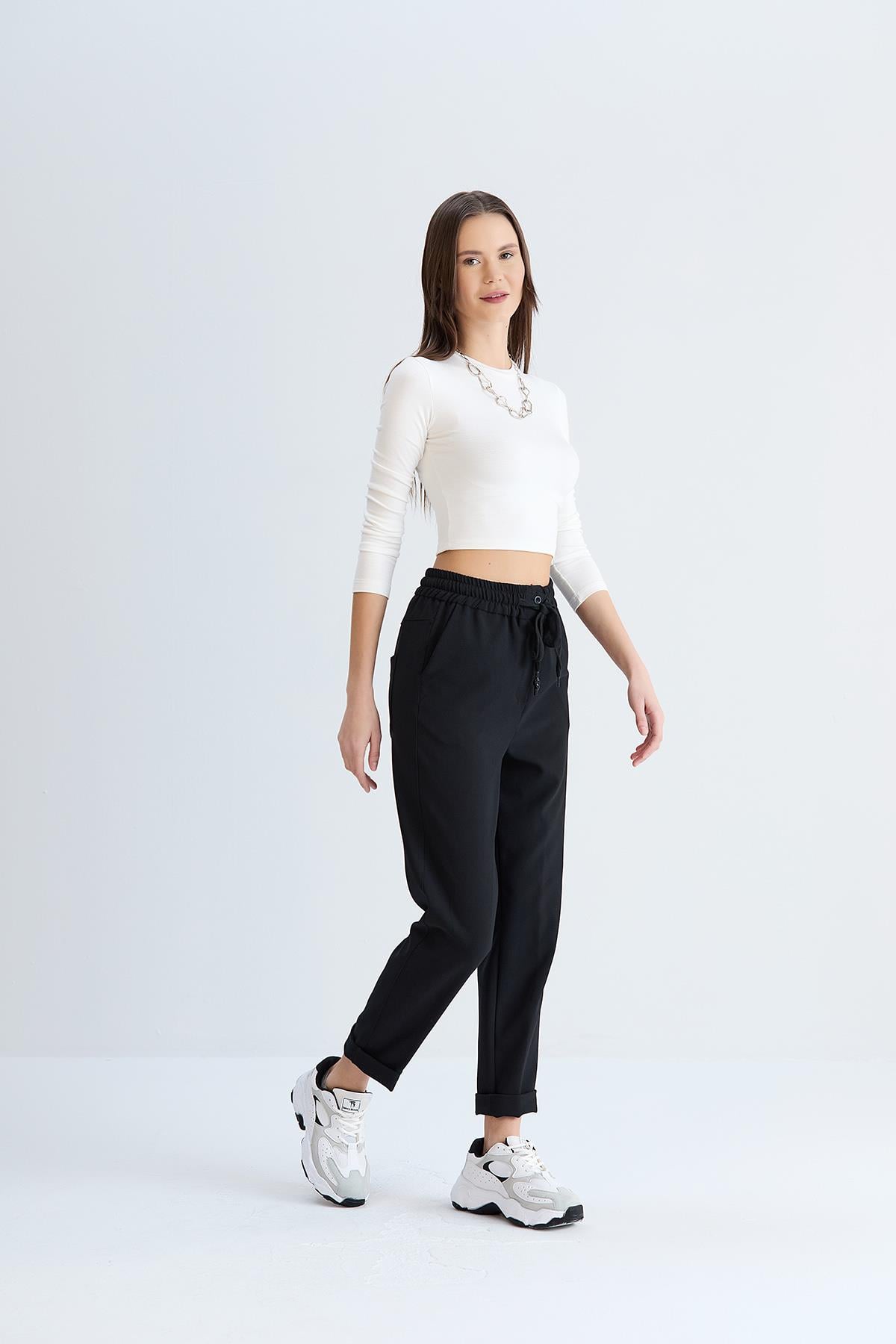 Neva Model Pantolon Siyah