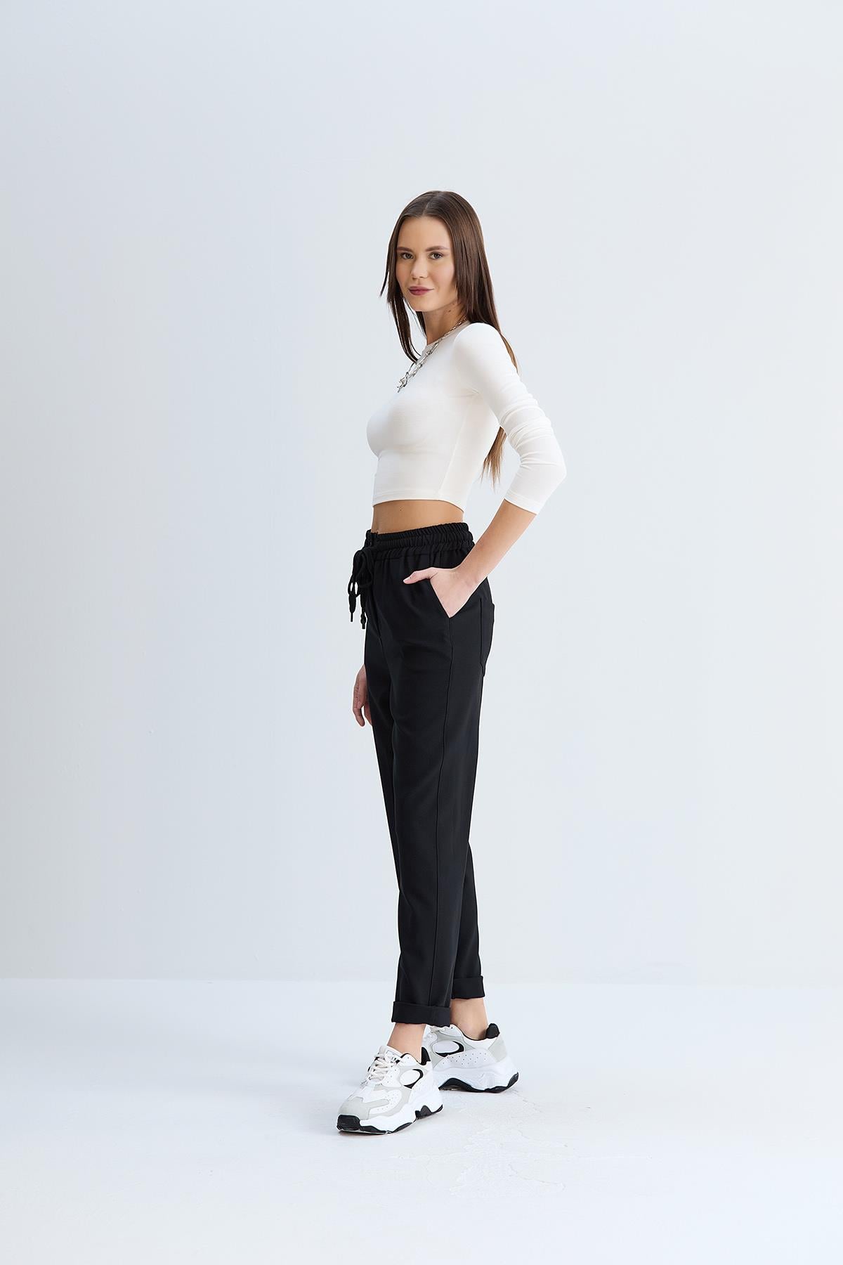 Neva Model Pantolon Siyah
