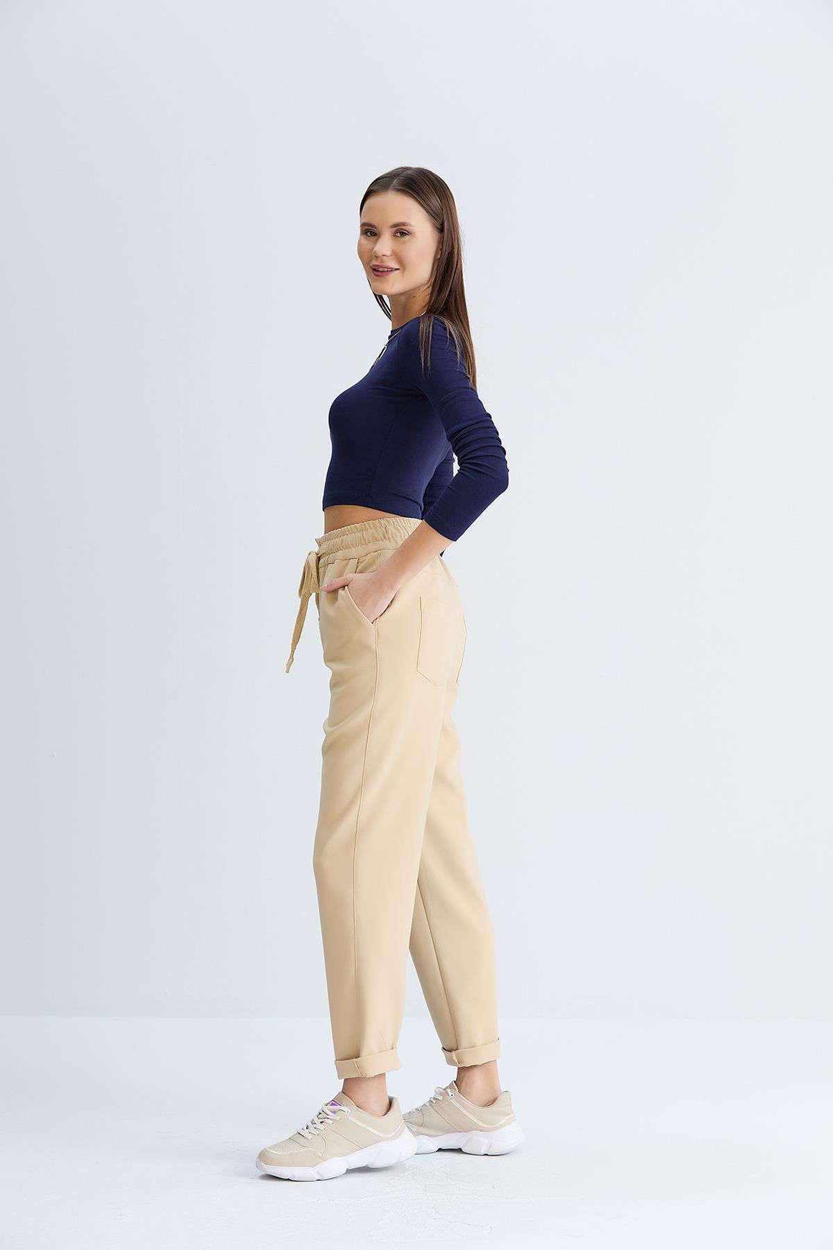 Neva Model Pantolon Taş