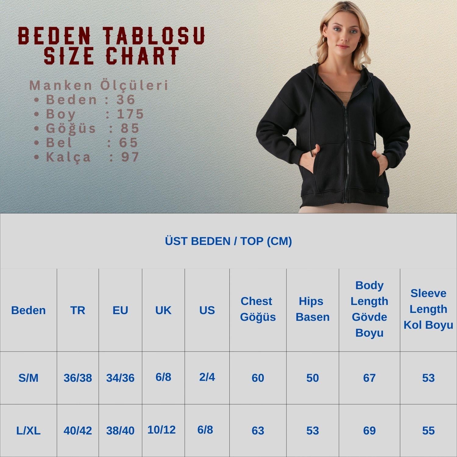 Üç İplik Kanguru Cepli Oversize Sweatshirt Ekru