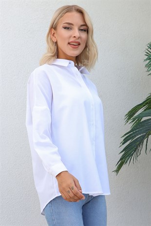 Basic Model Gömlek Beyaz