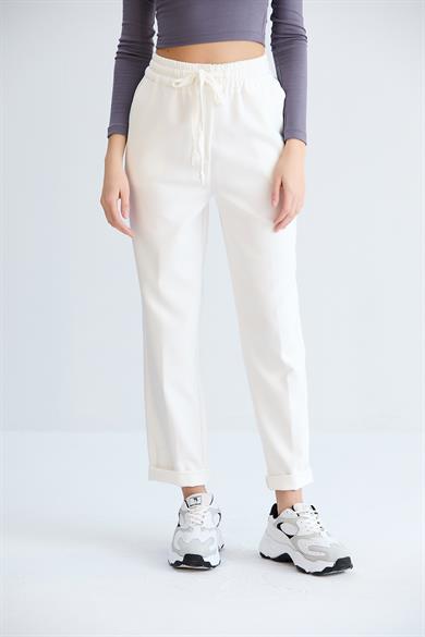 Neva Model Pantolon Beyaz