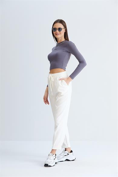 Neva Model Pantolon Beyaz