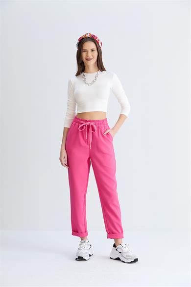 Neva Model Pantolon Fuşya