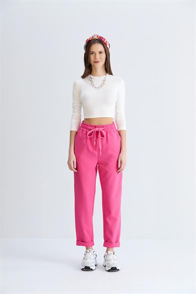 Neva Model Pantolon Fuşya