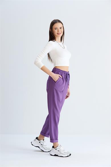 Neva Model Pantolon Mor