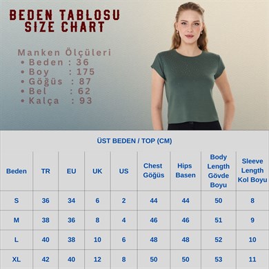 Serpme Taşlı Modal Tshirt Bordo