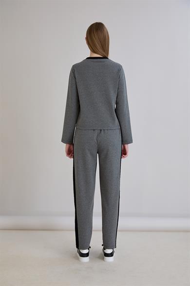 Triko Garnili Sweatshirt Antrasit