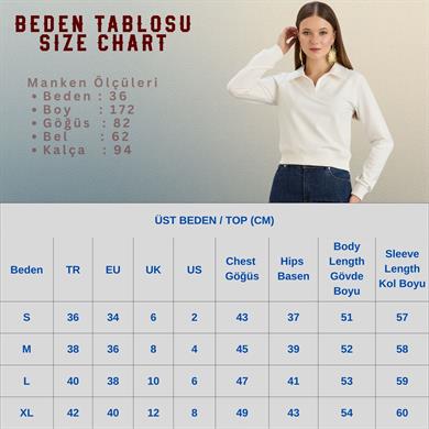 Yakalı İki İplik Sweat İndigo