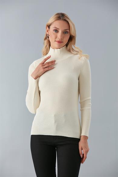 Yarım Balıkçı Kazak Ekru
