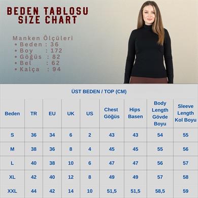 Yarım Balıkçı Uzun Kol Likralı Penye Kahverengi