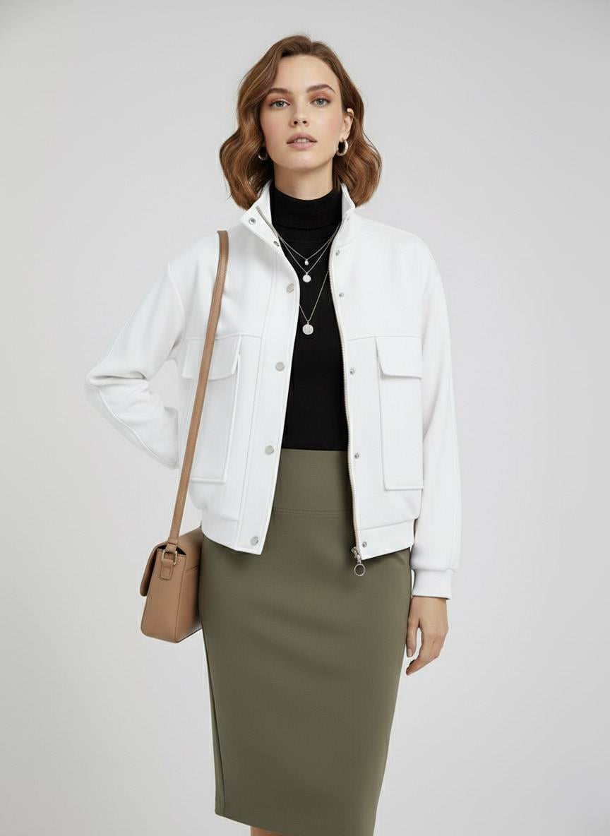  Sortie Collection431 - Çıtçıtlı Modal Mont Ekru
