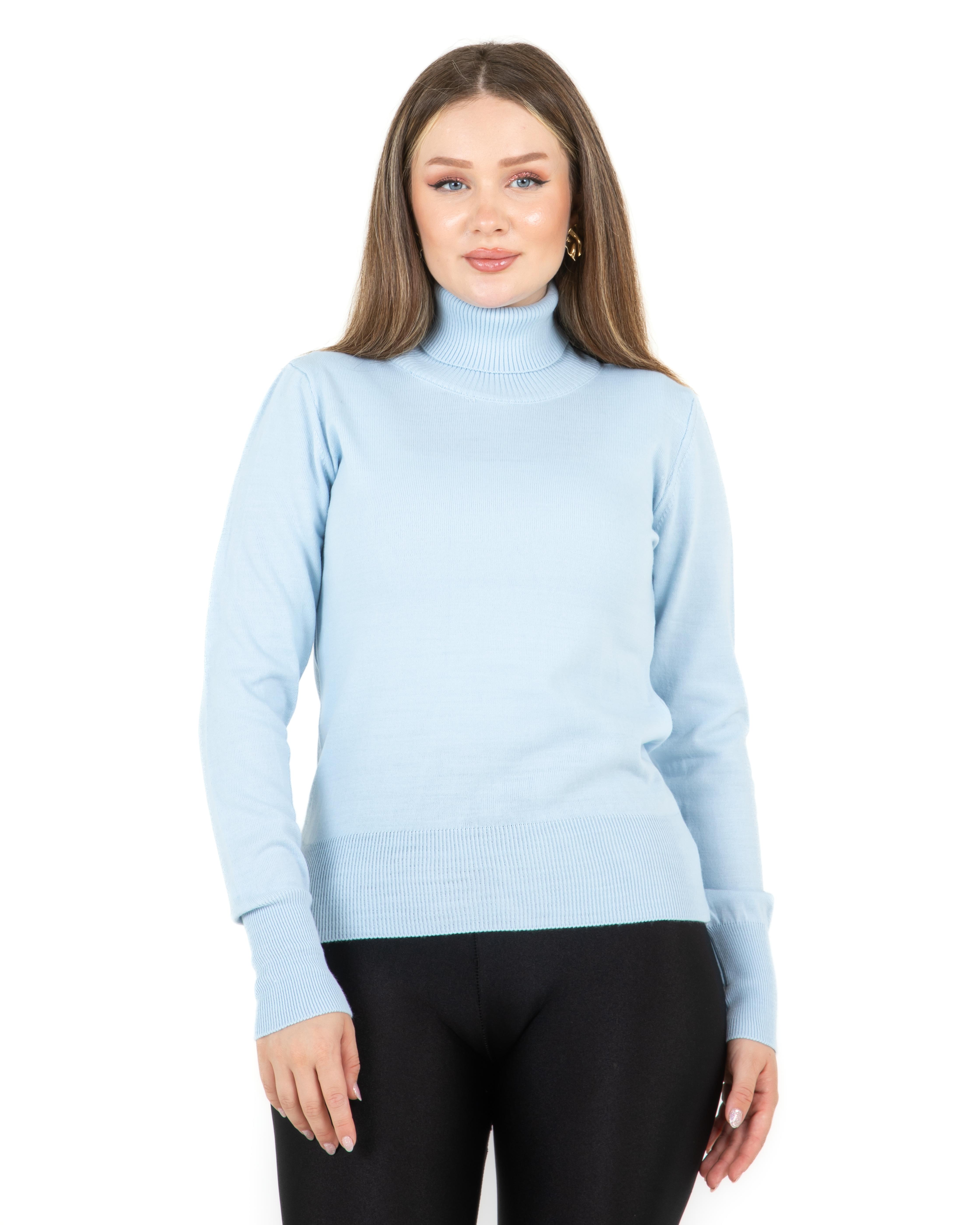Sortie CollectionBalıkçı Yaka Basic Kazak Mavi