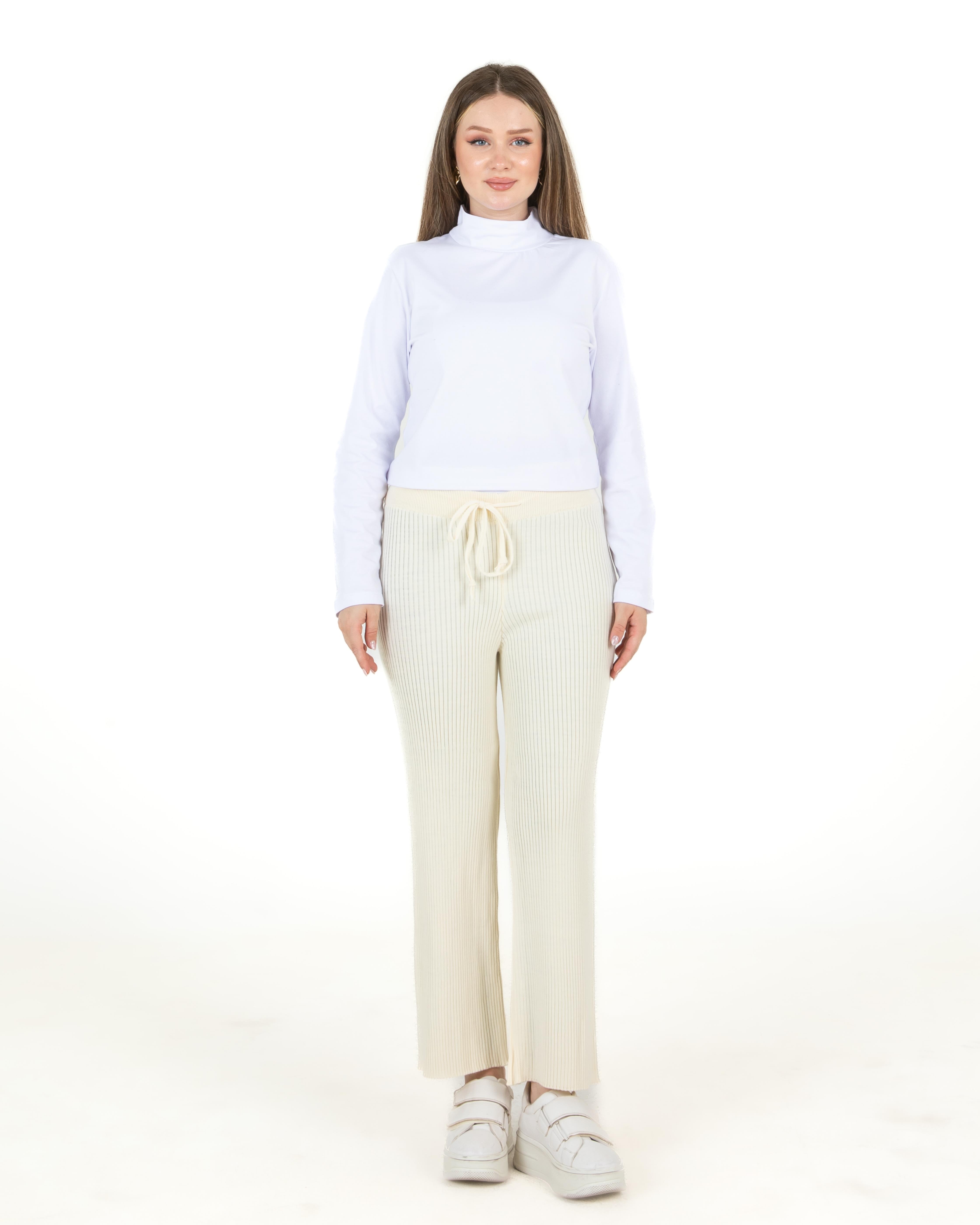  Sortie CollectionTriko Pantolon Ekru