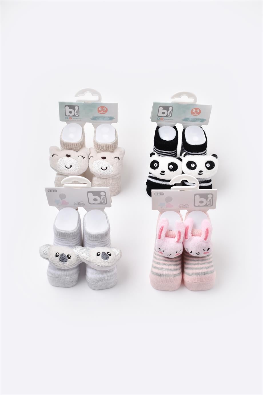 BİBABY ÇINGIRAKLI ÇORAP 0-3 YAŞ SET