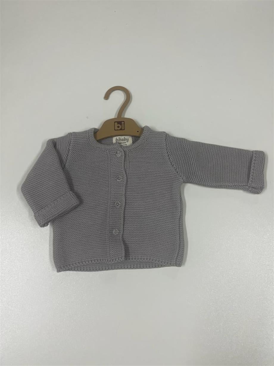 BİBABY ELEGANCE TRİKO HIRKA GRİ SET