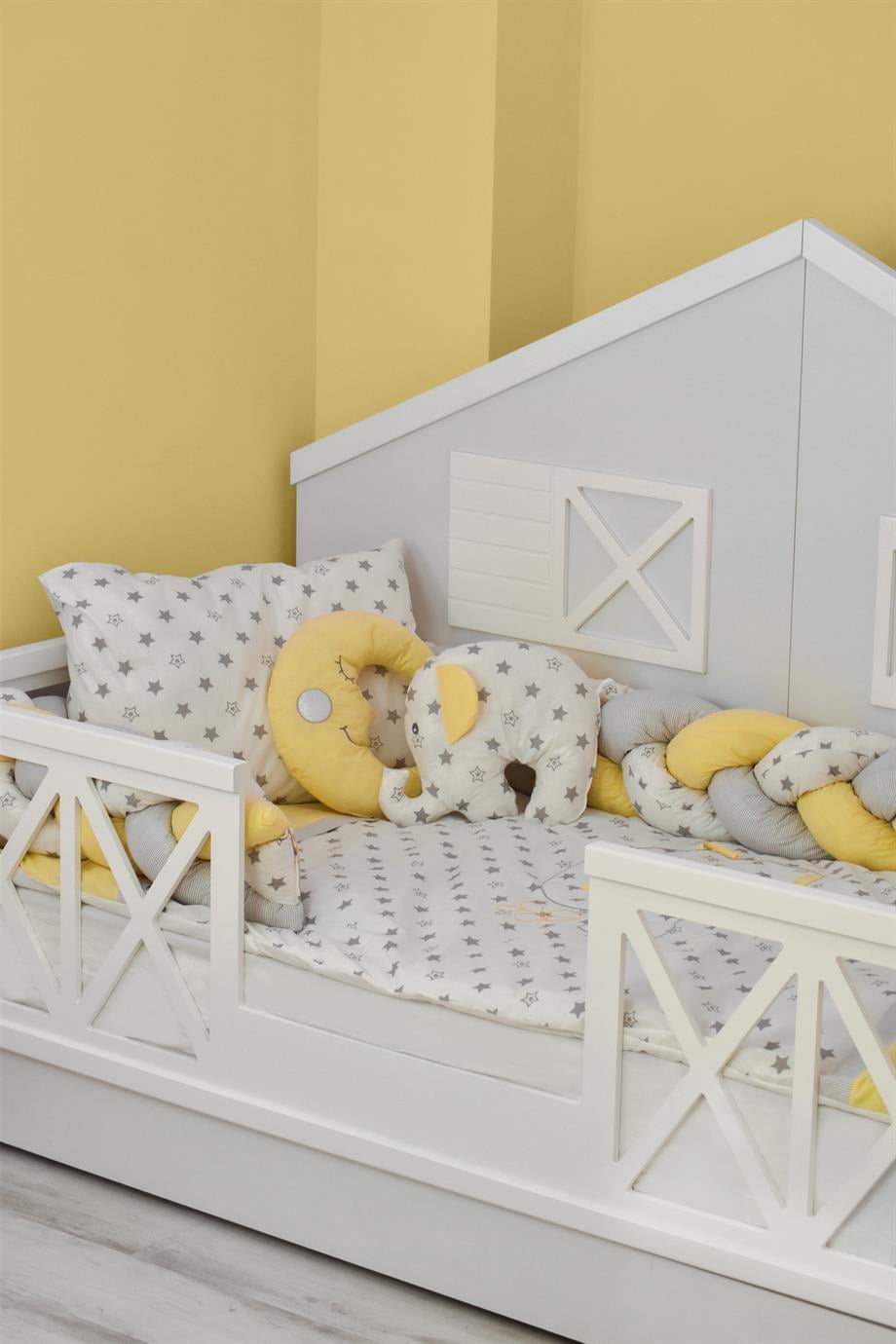 BİBABY ELEPHANT SAÇ ÖRGÜ MONTESSORİ UYKU SETİ
