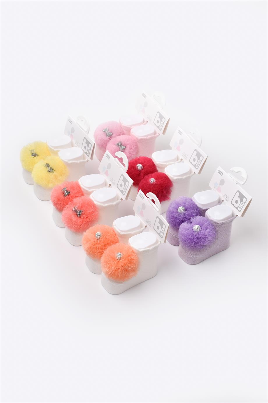 BİBABY PONPON BEBE ÇORAP