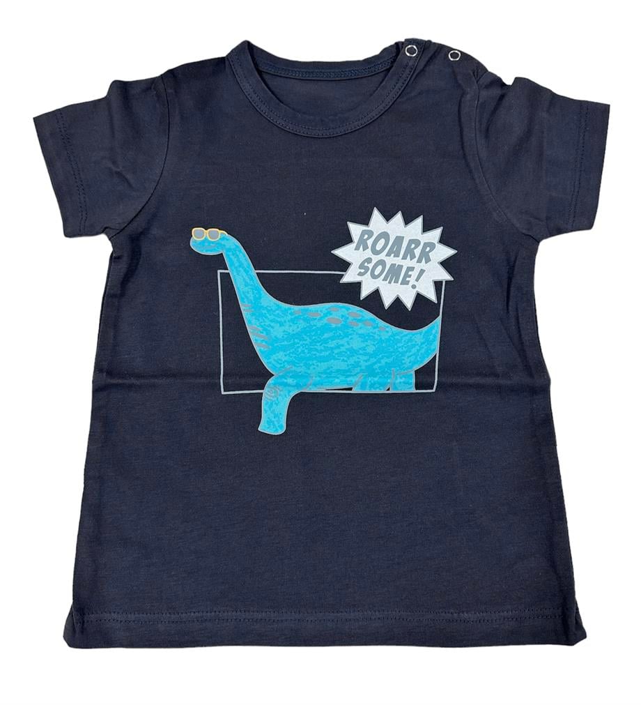 BİMİNİ THE ROAR T-SHİRT FÜME SET