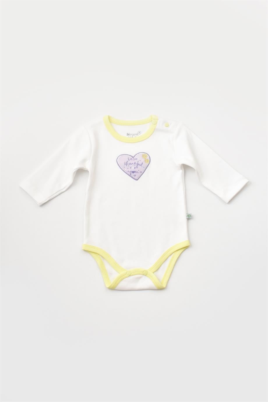 BİORGANİC LOVE YOU BABY BADİ YELLOW LAVENDER SET