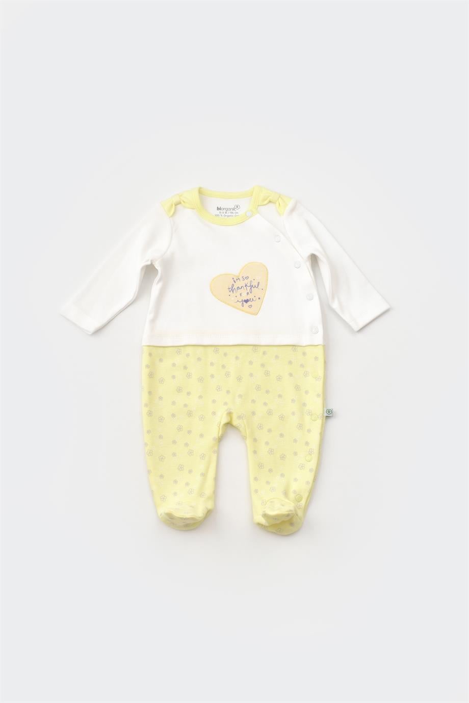 BİORGANİC LOVE YOU BABY TULUM YELLOW SET