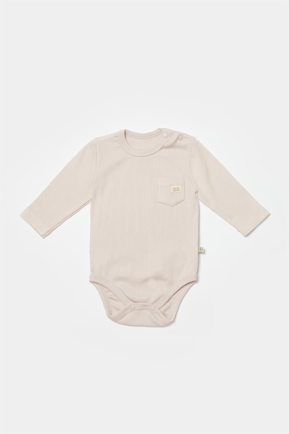 BİORGANİC MODAL NATURE RELAX BODY LONG SLEEVE BEIGE SET