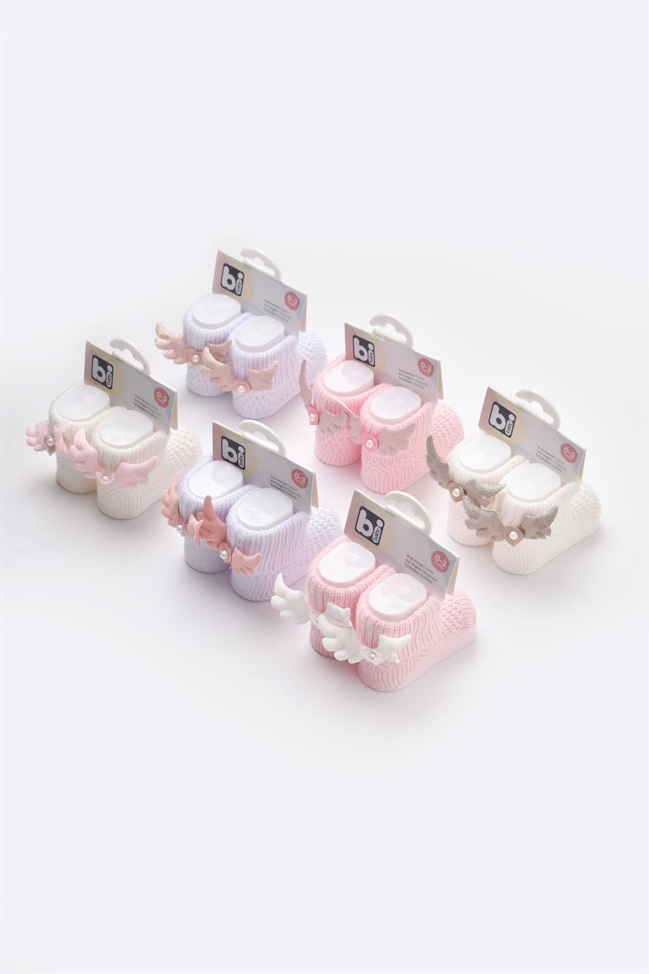 BİBABY ANGEL BEBE ÇORABI 0-3 AY SET