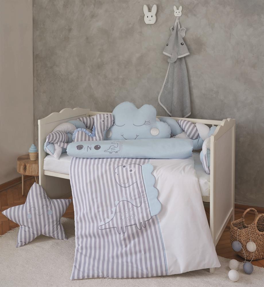 BİBABY DİNO SAÇ ÖRGÜ MOBİLYA UYKU SETİ