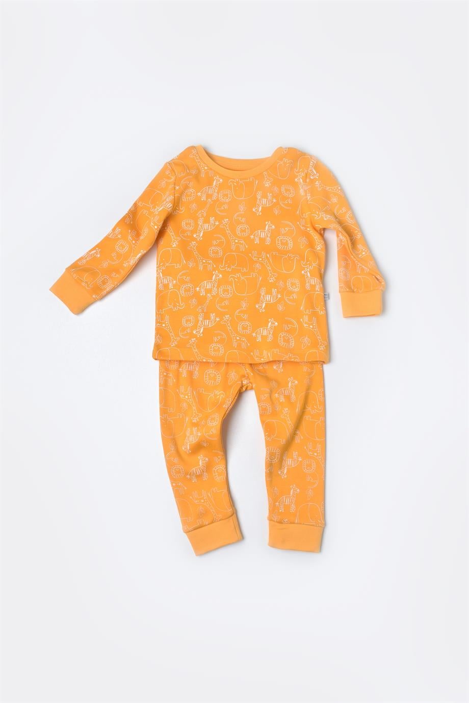 BİBABY ZOO İS GOOD PİJAMA TAKIMI LİME CREAM SET