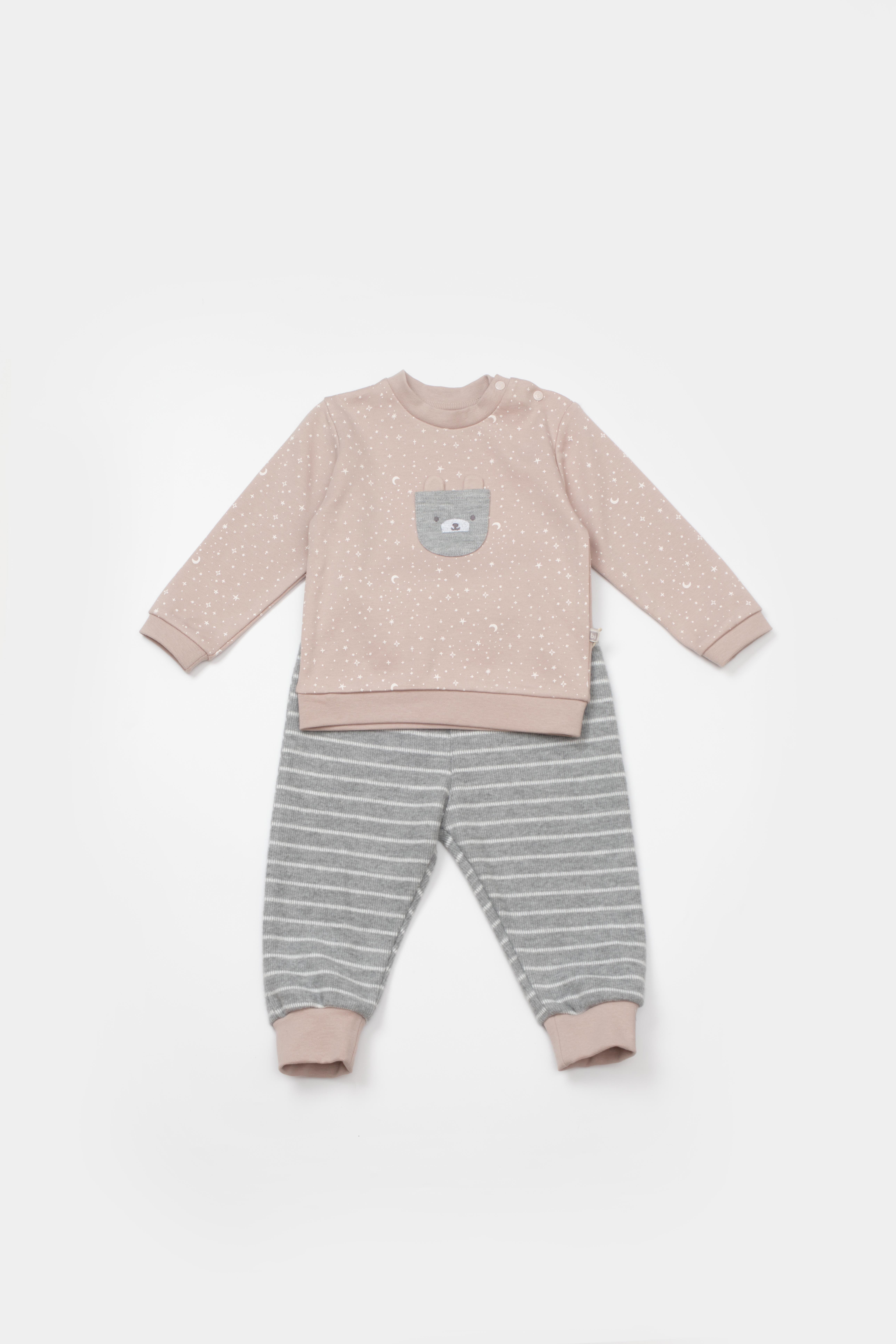 BİORGANİC ADVENTURE BEAR TROUSERS AND SWEAT