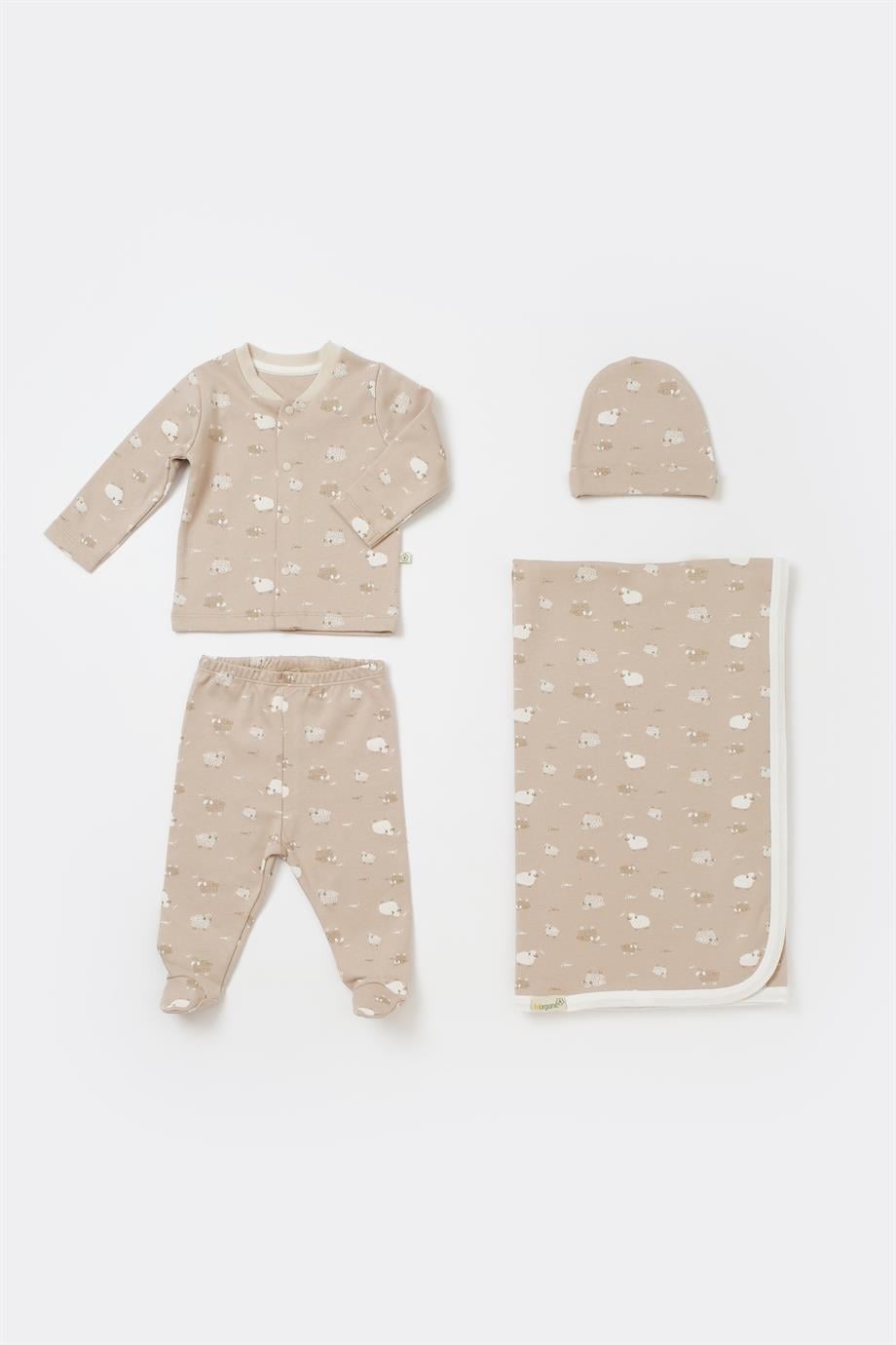 BİORGANİC BABY SHEEP BATTANİYELİ TÜLLÜ SET
