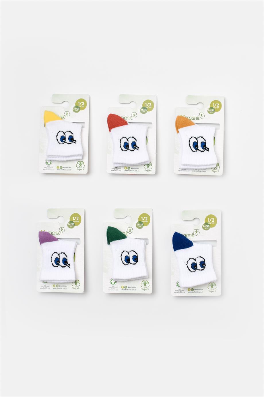 BİORGANİC EYES YAŞ KISA SOKET ÇORAP 7-8 SET