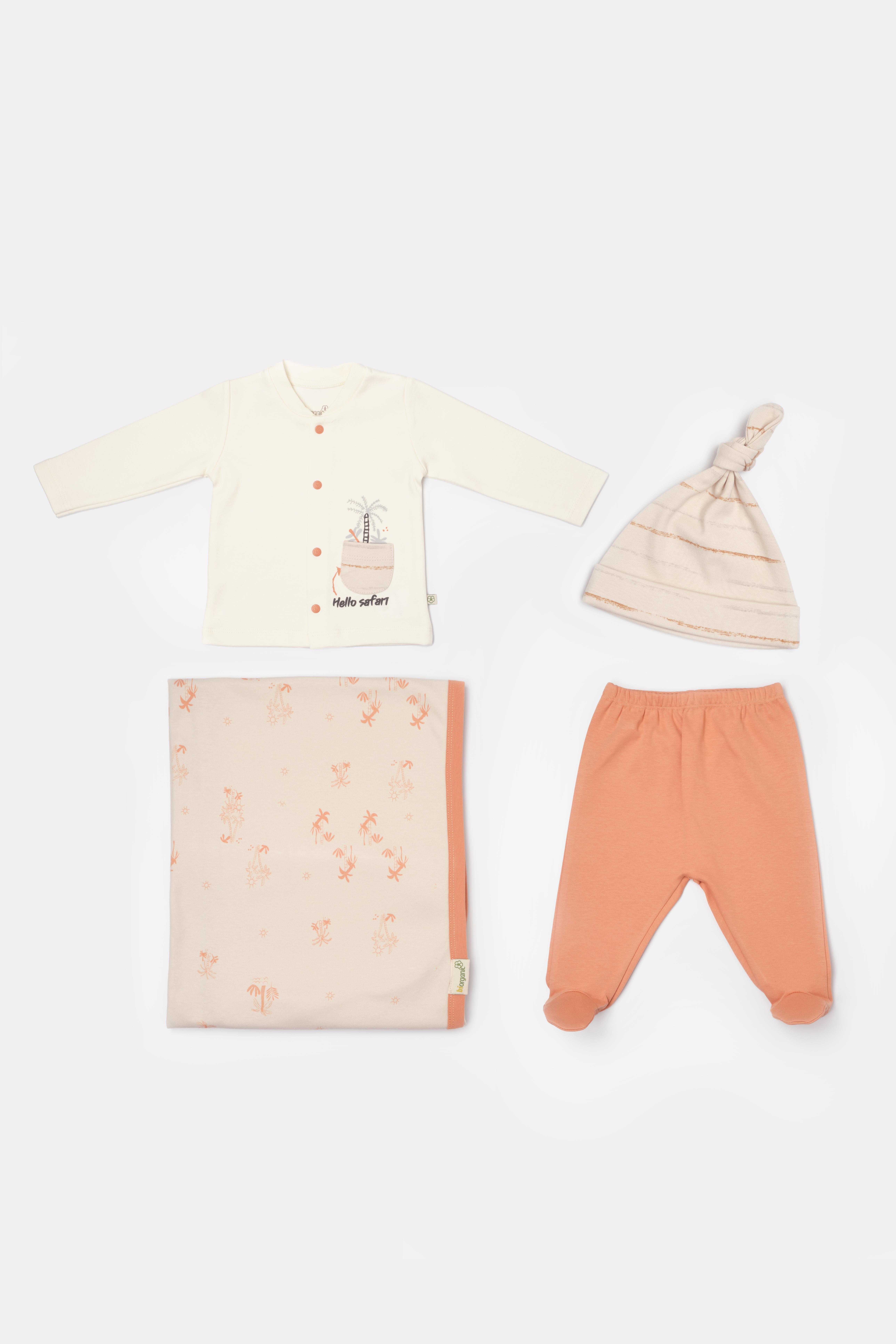 BİORGANİC HELLO SAFARİ BATTANİYELİ TÜLLÜ SET
