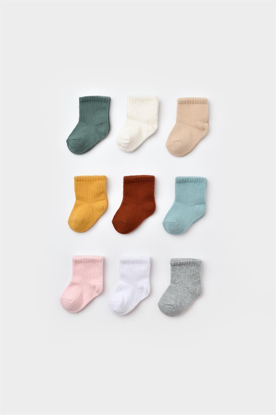 BİORGANİC KAYMAZ BASİC 3LÜ ÇORAP 18-24 SET