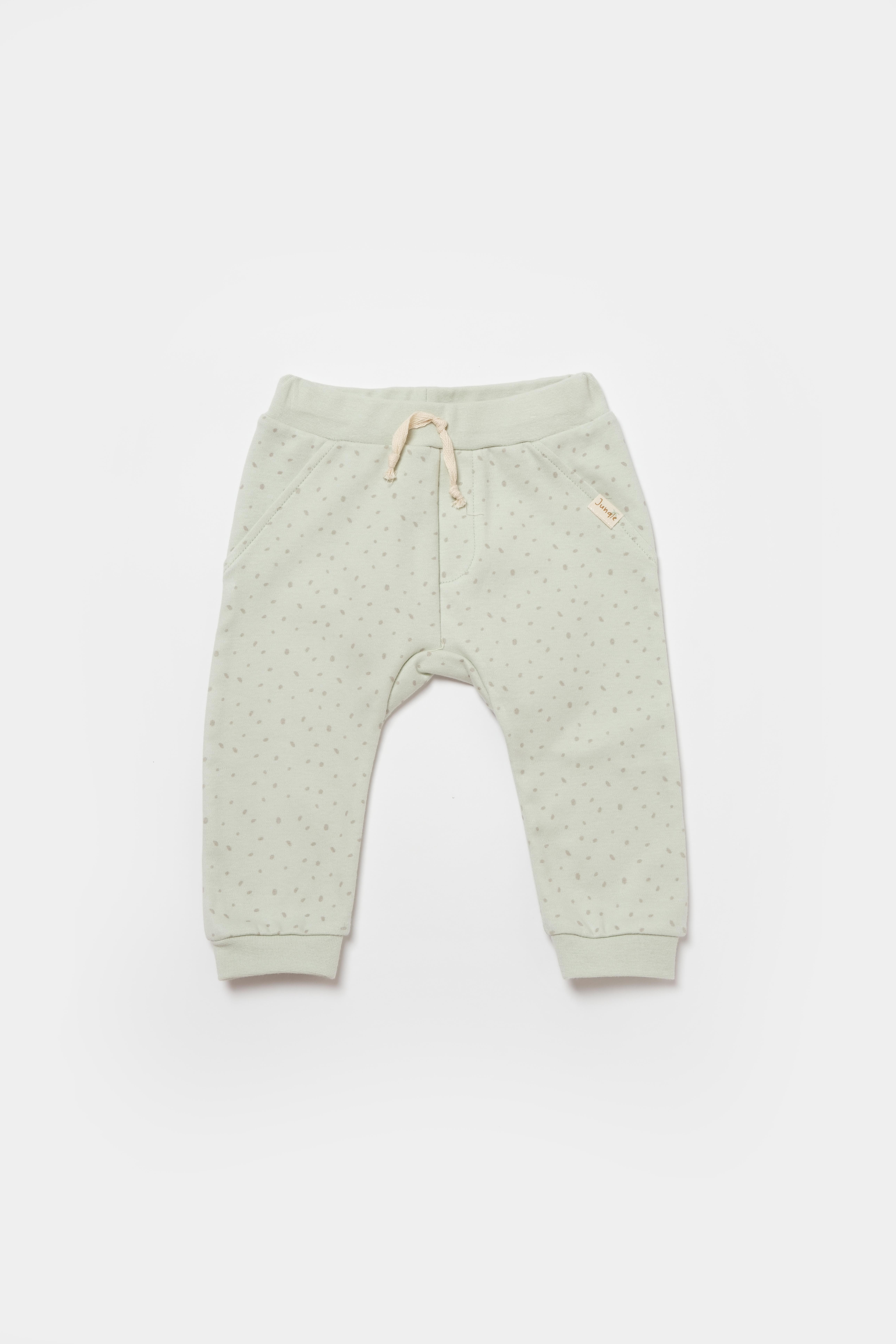 BİORGANİC KOALA JUNGLE TROUSERS MINT SET