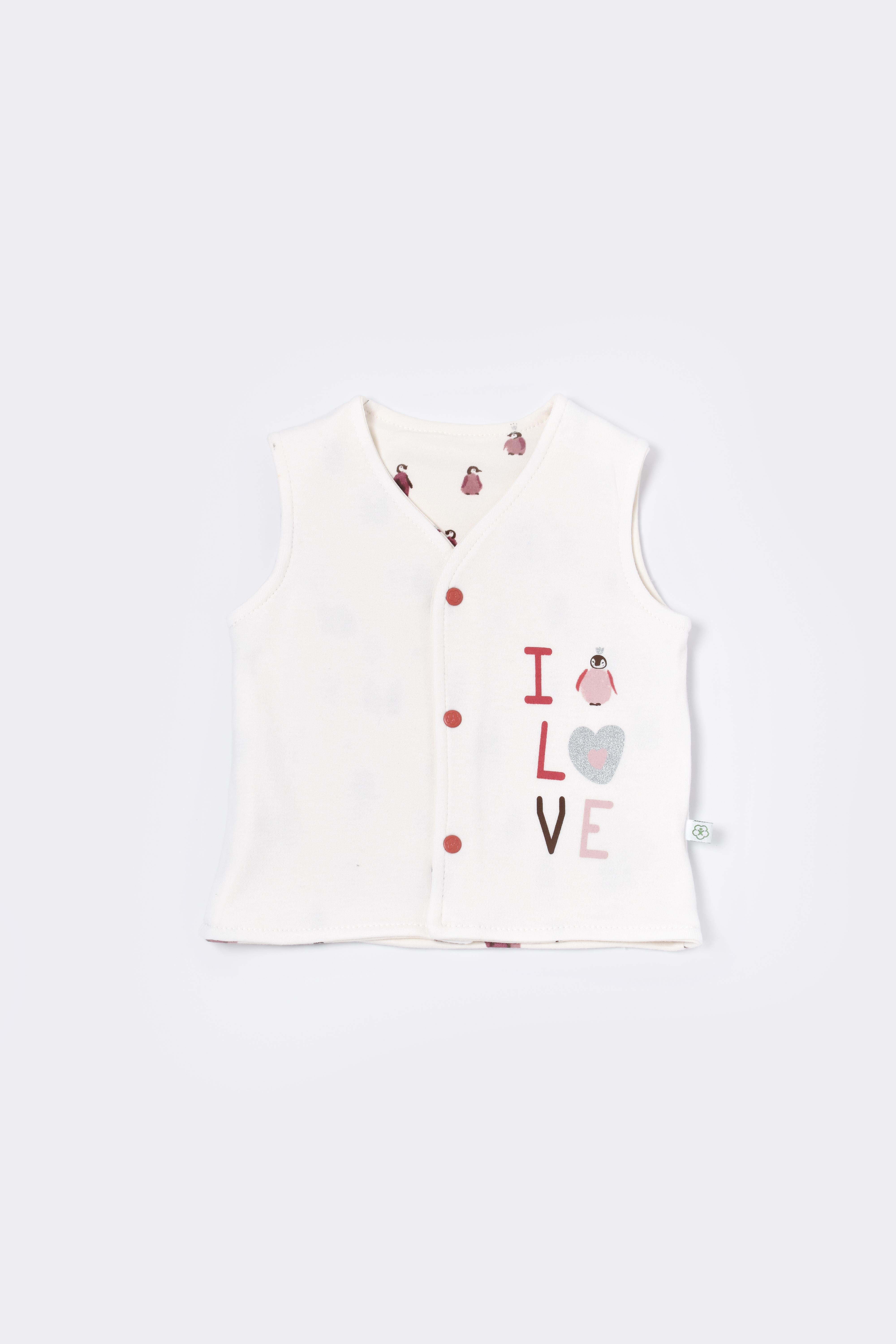 BİORGANİC LİTTLE LOVE PENYE YELEK