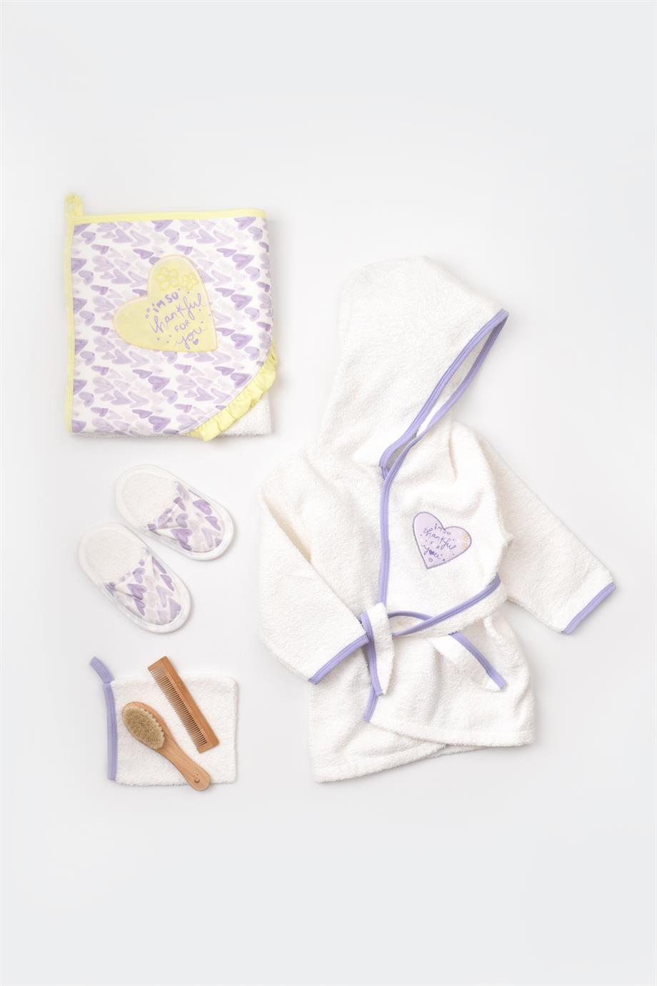 BİORGANİC LOVE YOU BABY HAVLU SET