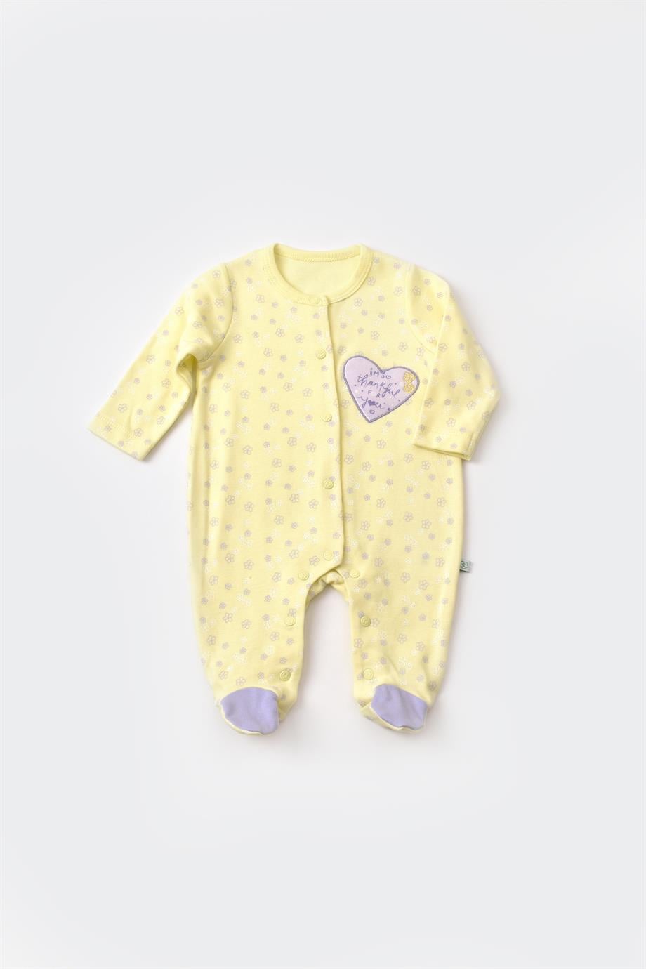 BİORGANİC LOVE YOU BABY NEWBORN TULUM YELLOW LAVENDER SET