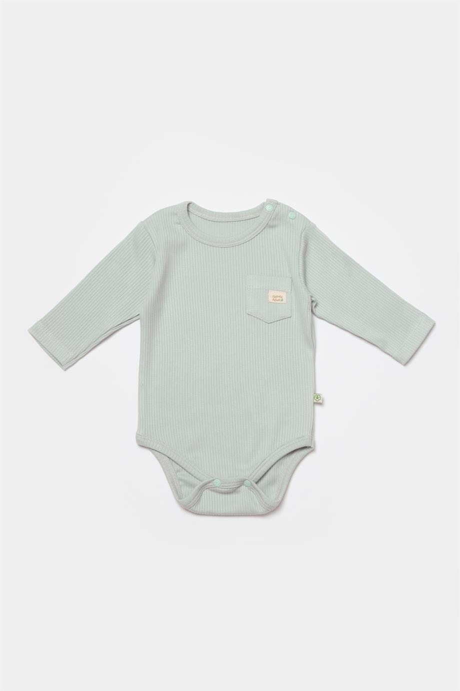 BİORGANİC MODAL NATURE RELAX BODY LONG SLEEVE MINT SET