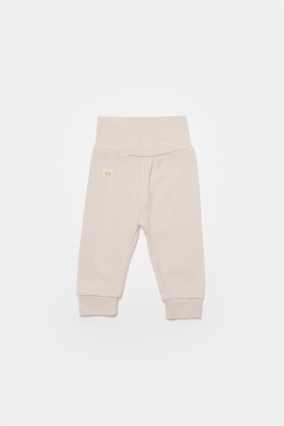 BİORGANİC MODAL NATURE RELAX TROUSERS BEIGE SET