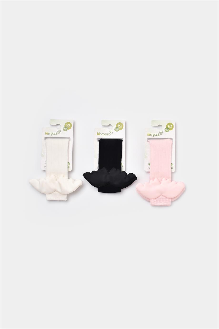 BİORGANİC NEW ANGEL DİZALTI YAŞ ÇORAP 5-6 SET