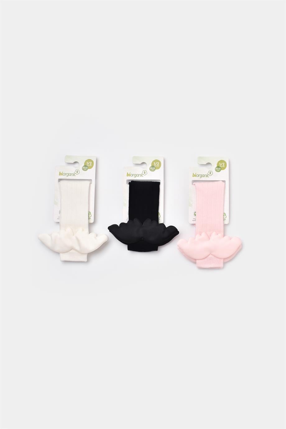 BİORGANİC NEW ANGEL DİZALTI YAŞ ÇORAP 7-8 SET