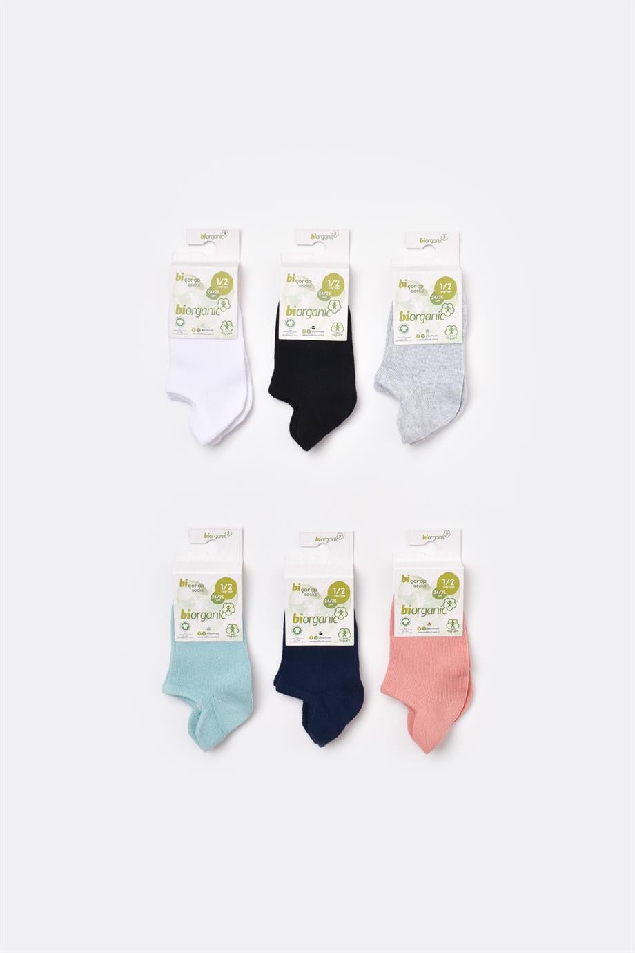 BİORGANİC SNEAKERS YAŞ ÇOCUK ÇORABI 1-2 SET