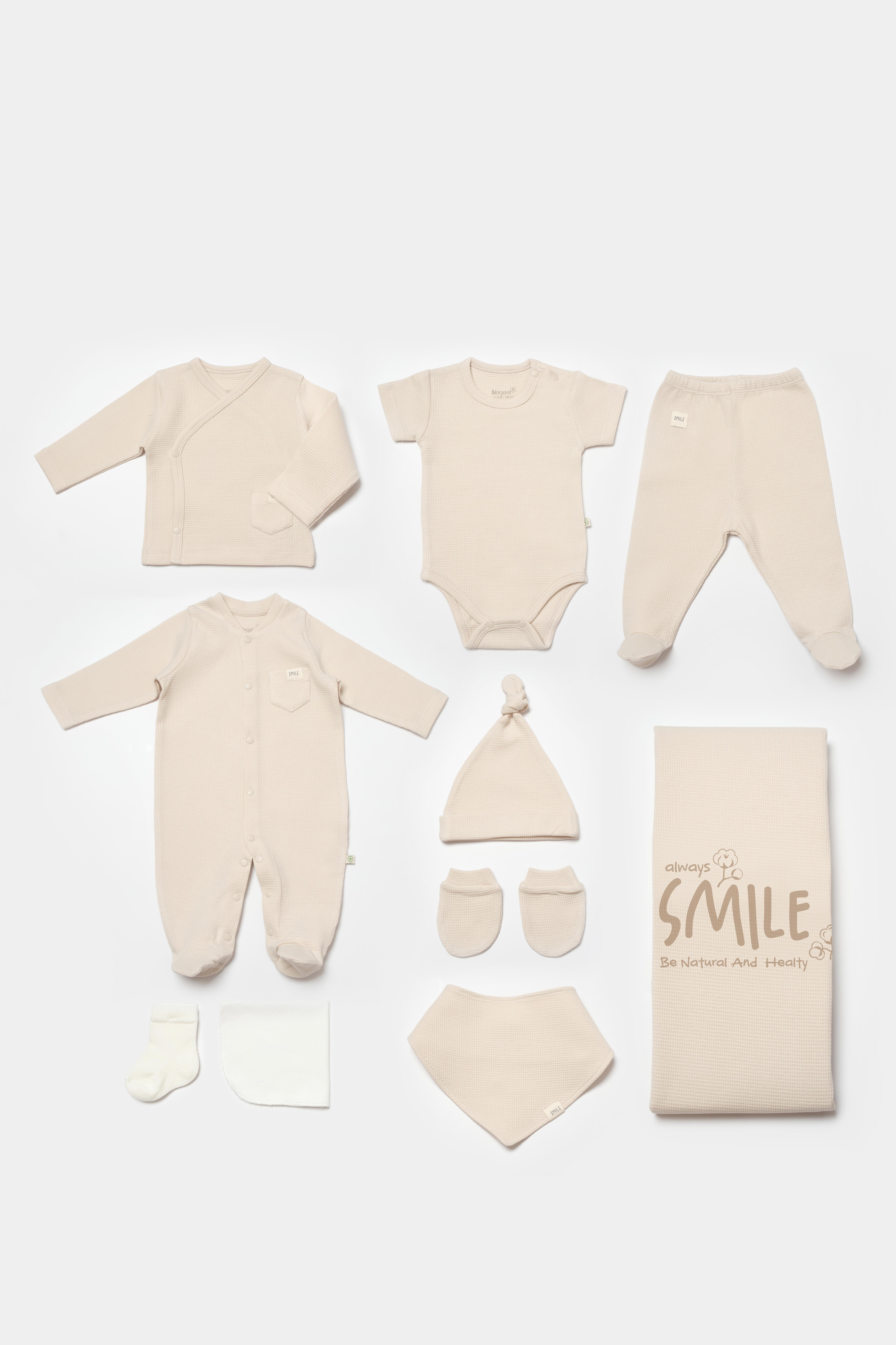 BİORGANİC WAFFLE SMILE 10 PIECE SET