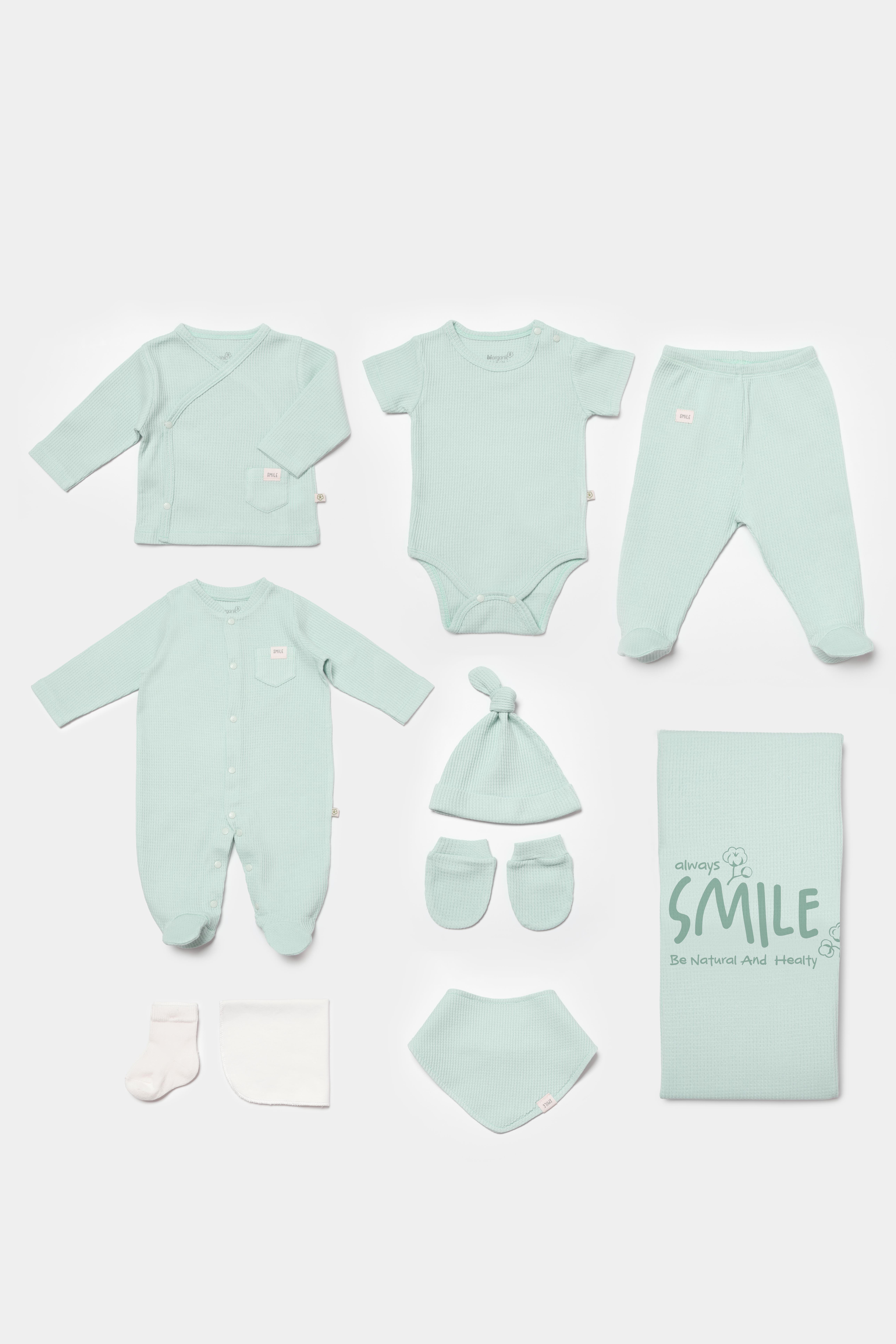 BİORGANİC WAFFLE SMILE 10 PIECE SET