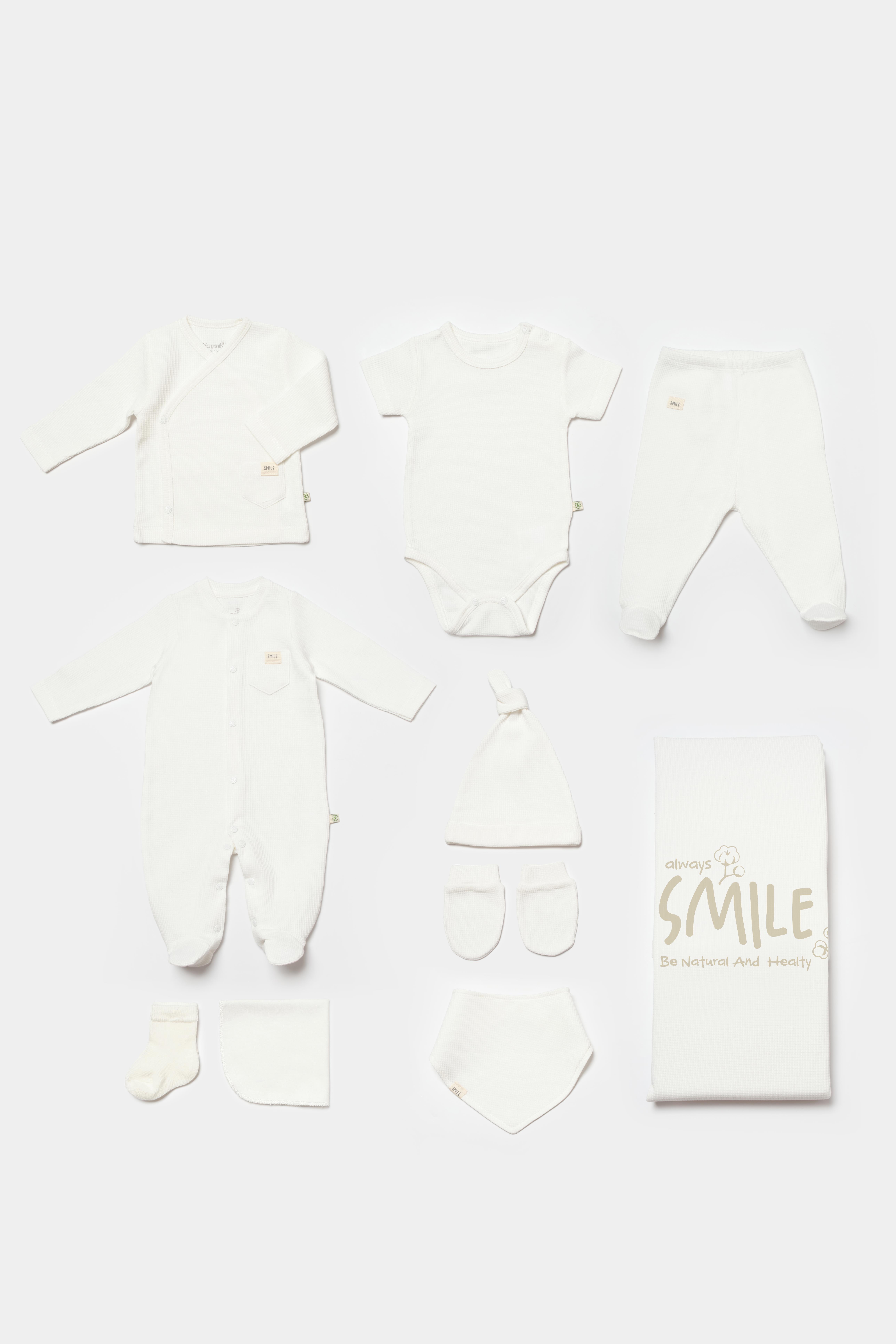 BİORGANİC WAFFLE SMILE 10 PIECE SET