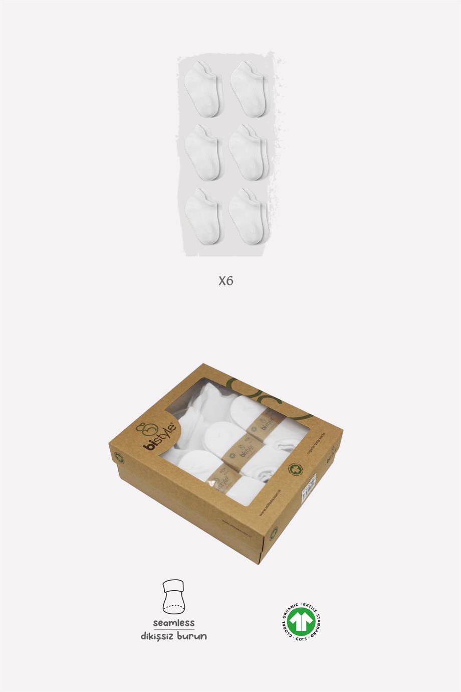 BİSTYLE 6LI PENYE SNEAKERS 6-12 SET